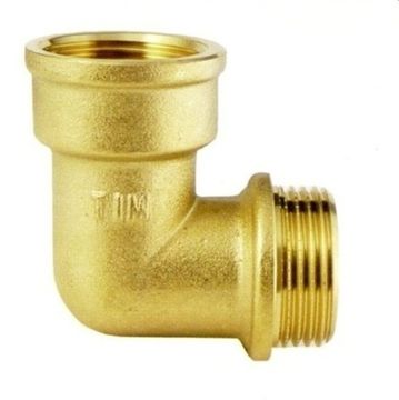 Уголок латунный 3/4" ВР-НР TIM