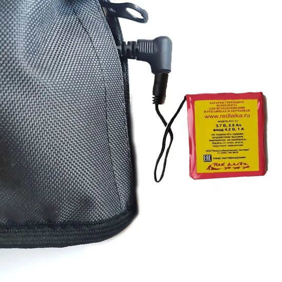 Рукавицы RL-R-03 с подогревом RedLaika на аккумуляторах (akk) серые