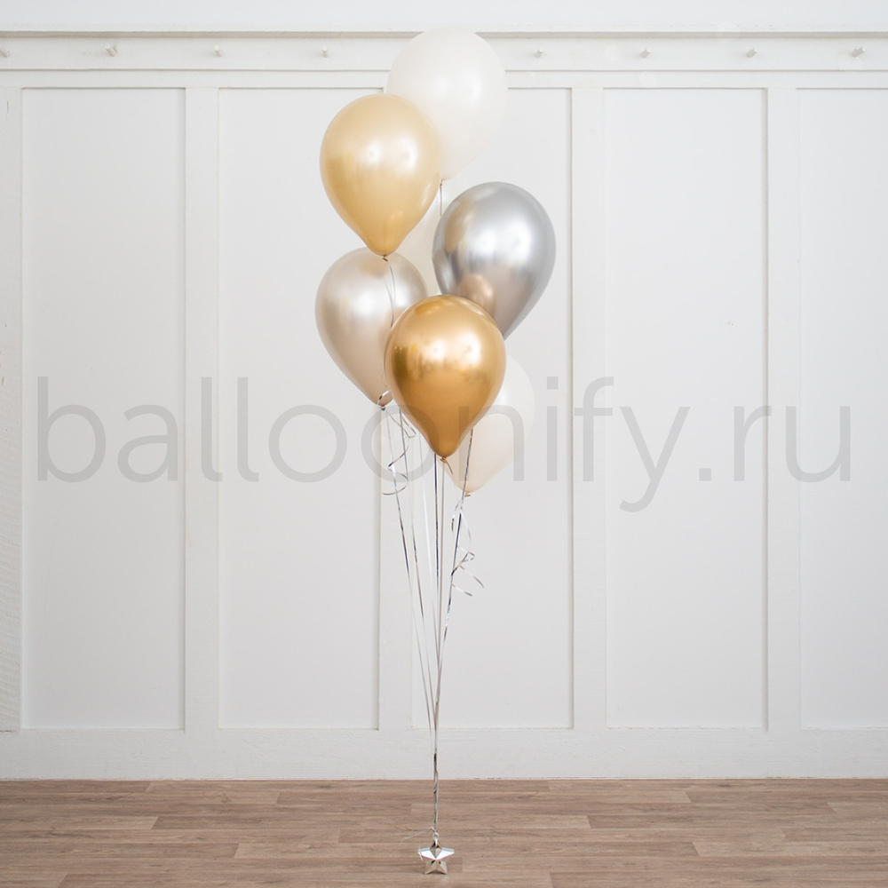 Фонтан шаров "Лёгкая роскошь"