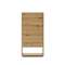 Alguema Комод с 3 ящиками из дубового шпона с натуральной отделкой 60 x 120 см