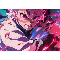 Постер Sanemi Furious - Demon Slayer