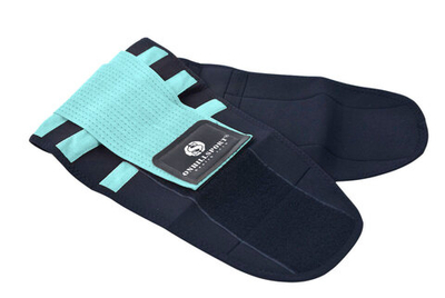 Бандаж для спины, бирюзовый (M, 70-80 см)