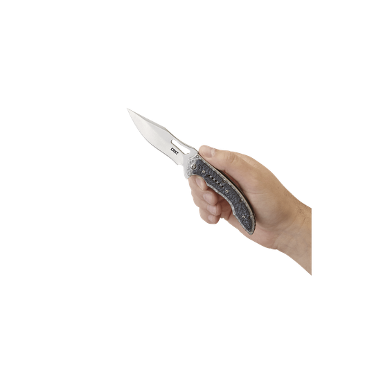 Складной нож CRKT 5462 Fossil c клинком из стали 8Cr13MoV, рукоять G10 / Stainless Steel