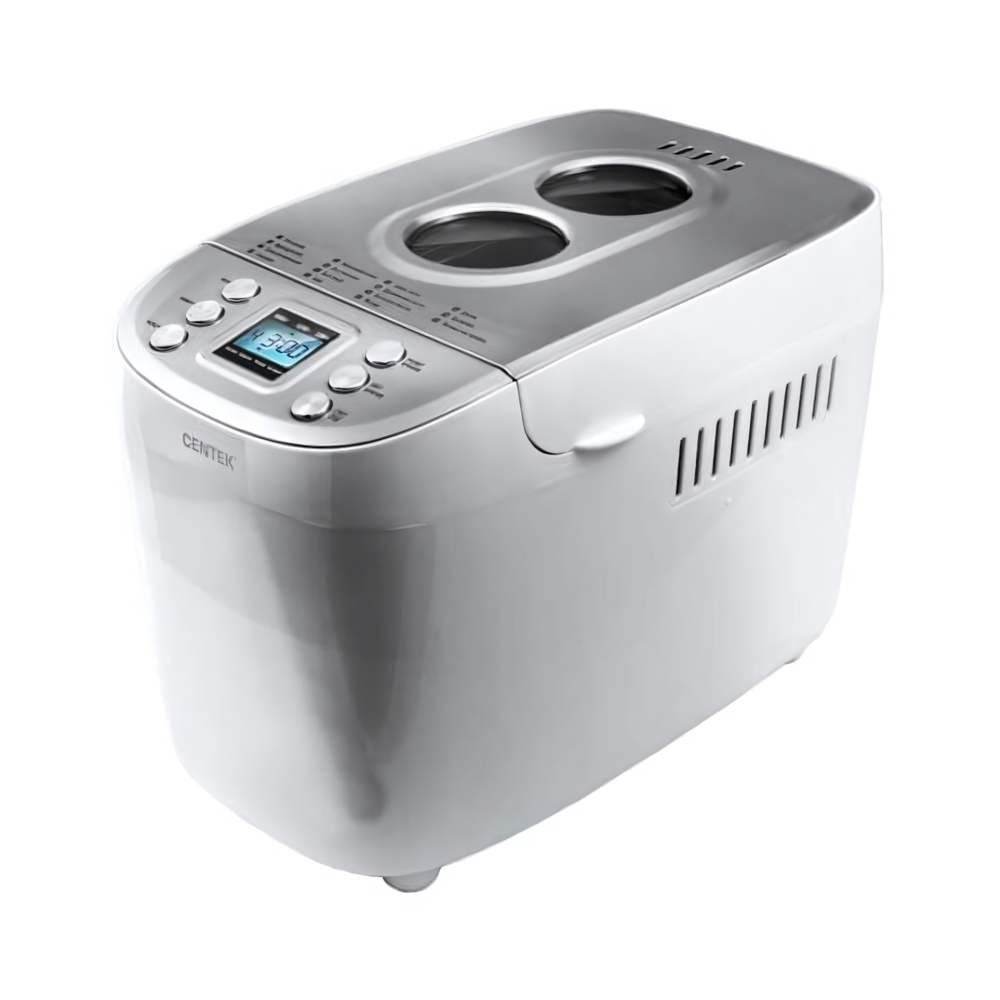 Мультипечь (хлебопечка) CENTEK CT-1415, таймер, 15 программ, LCD-дисплей, мощность 860 Вт