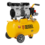 Компрессор DLS950/24 безмаслянный малошумный 950 Вт, 165 л/мин, ресивер 24 л Denzel