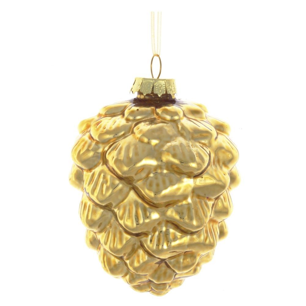 GAEM Украшение новогоднее "Золотая шишка", L7,5 W7,5 H9,5 см, 2в.