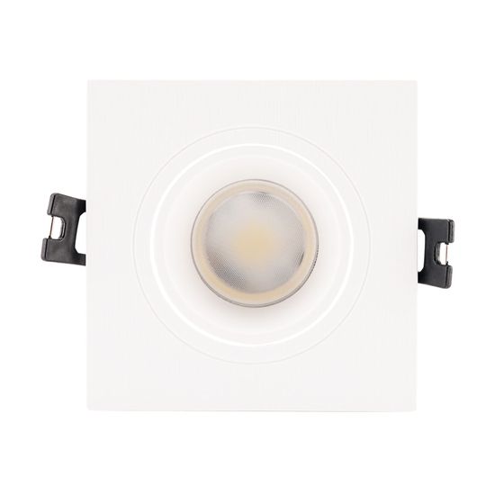 ST906.518.01_3 Светильник встраиваемый со сменным модулем ST-Luce белый/прозрачный LED 1*5.6W 4000K Встраиваемые светильники