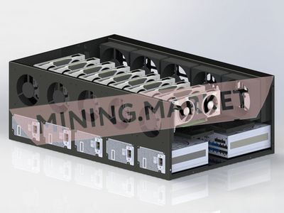 Продувная тушка для майнинга на 8 больших видеокарт