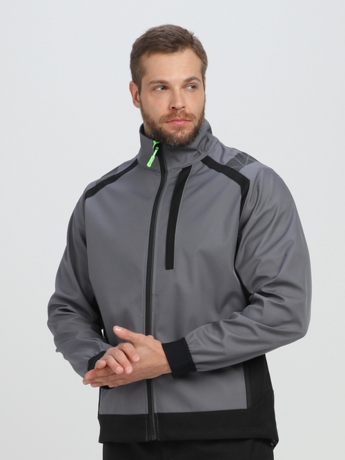 Куртка PROFLINE Leader (тк.Софтшел), серый/черный