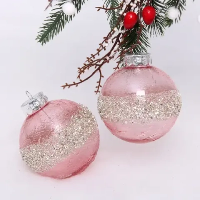 Набор украшений SHINE «Diamonds» 8 см (2 шт.), baby pink