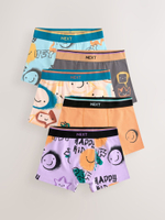 Трусы для мальчика Next E98-889, 5 шт., Сиреневый, Оранжевый, Серый