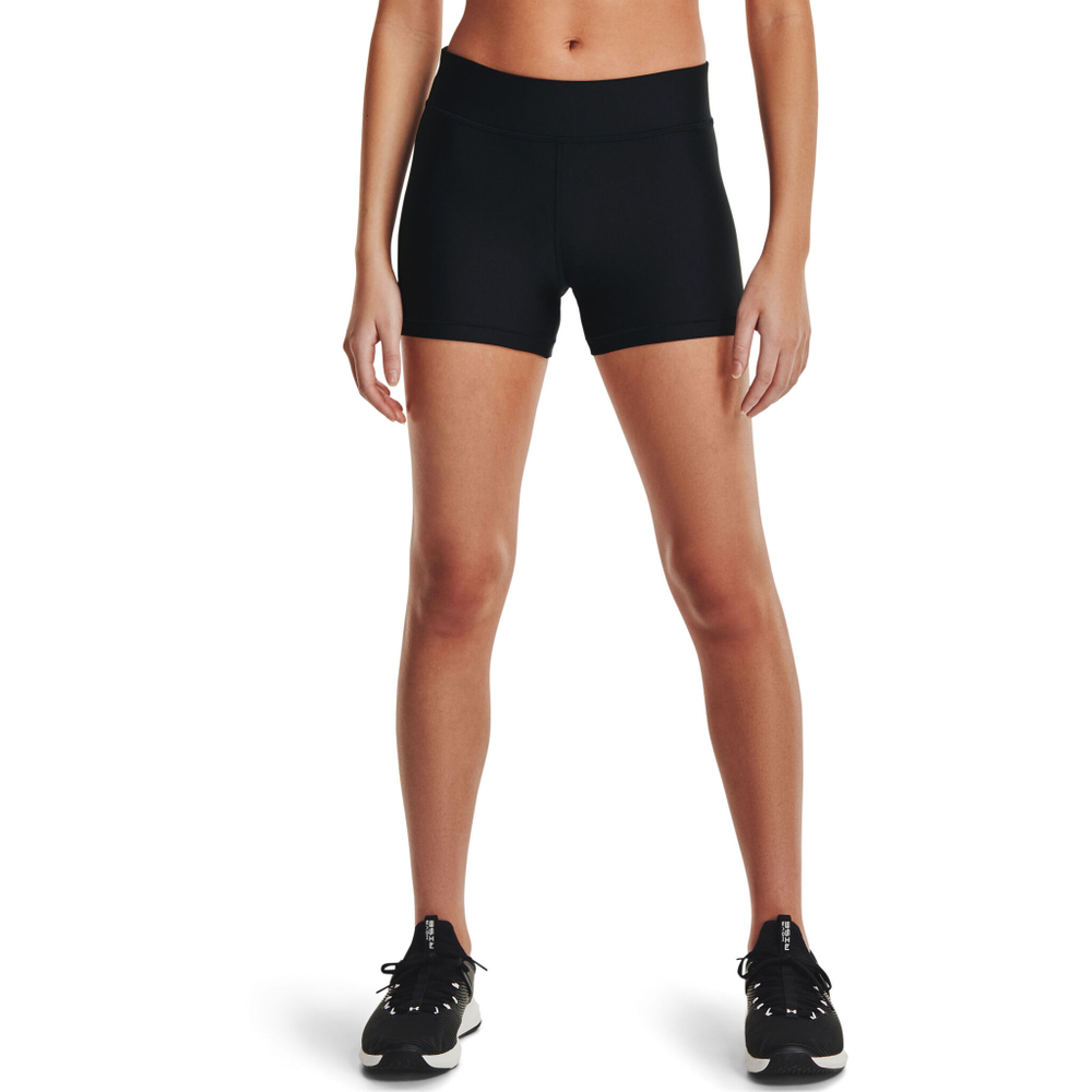 Женские теннисные шорты Under Armour Heatgear Mid Rise Ball Shorts Women - Black, White