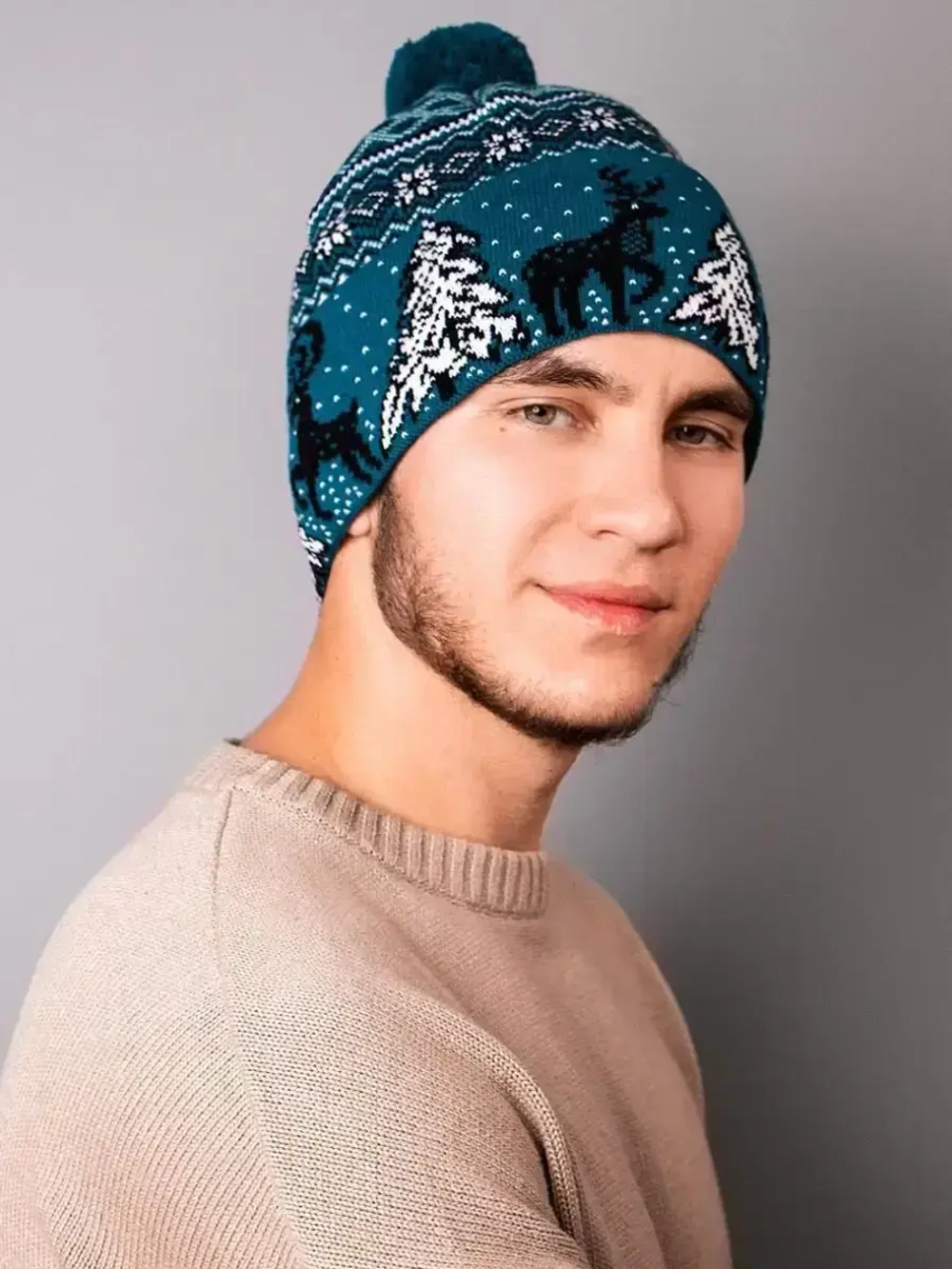 Шапка зимняя вязаная слово пацана