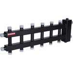 Коллектор с гидравлической стрелкой ROMMER - 1"1/4 НР на 3+3+1 контур 1" НР (до 60 кВт)