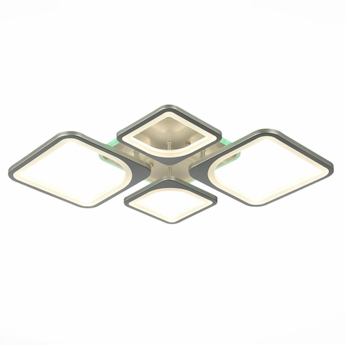 *SLE500392-04RGB Светильник потолочный Серебристый/Белый LED 1*112W RGB 8W 3000-6000K