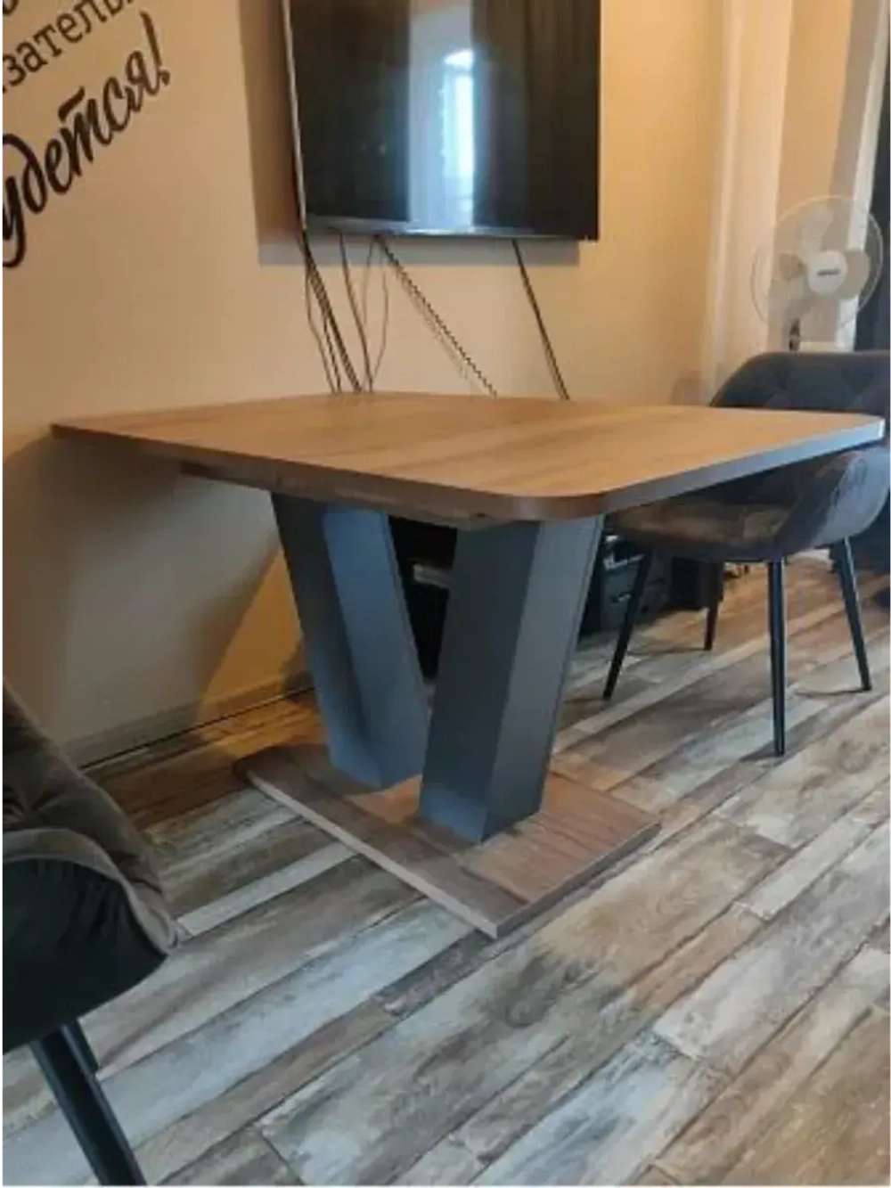 Стол кухонный обеденный раздвижной 136х80х75,5 см