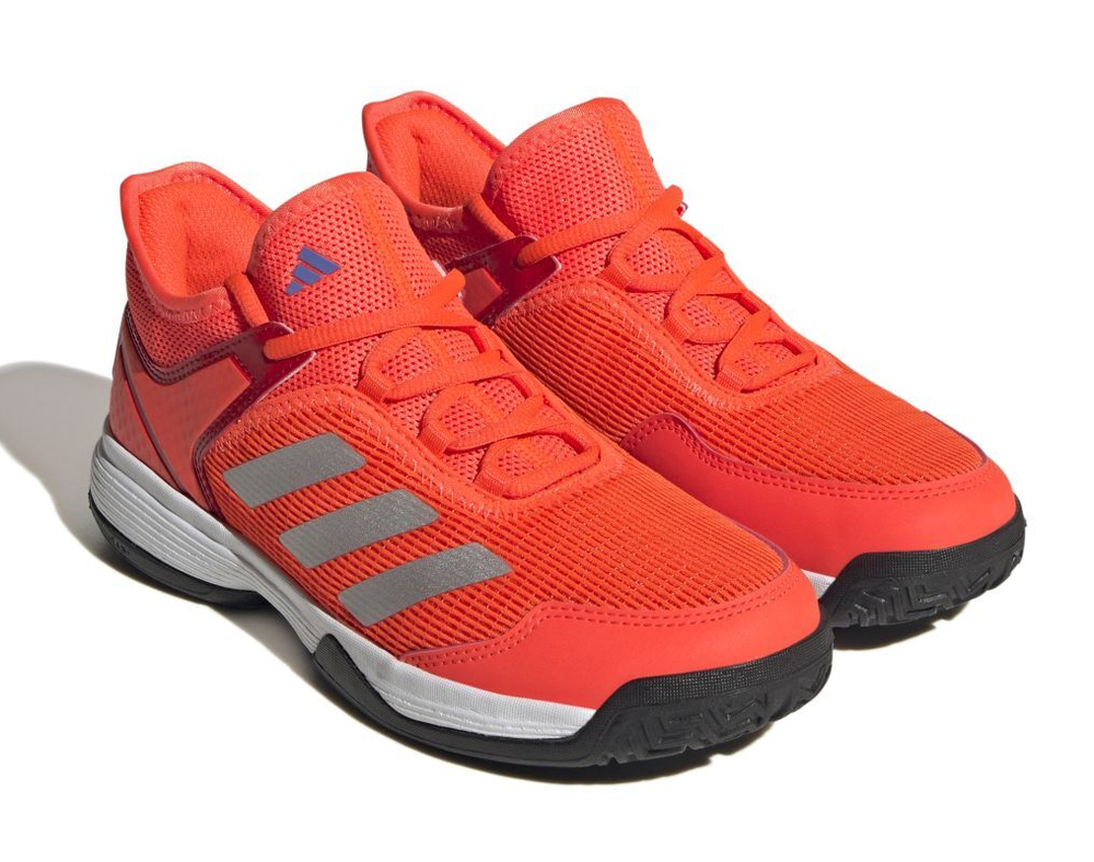 детские Кроссовки теннисные Adidas Ubersonic 4 K - solar red/silver metallic/blue fusion