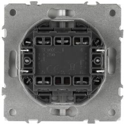 Переключатель перекрестный ЭРА Galaxy 15-1110-01 двойной 10АХ-250В белый