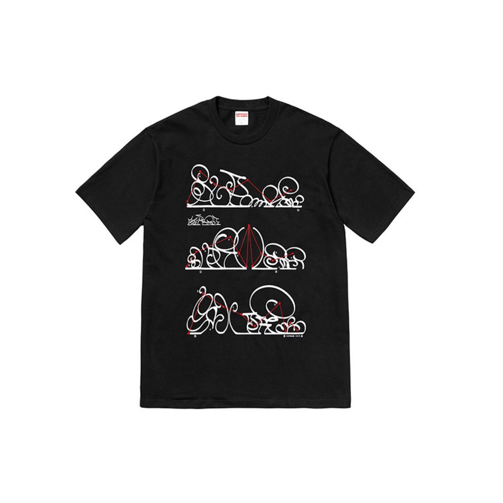 Supreme FW18 System Tee Black T