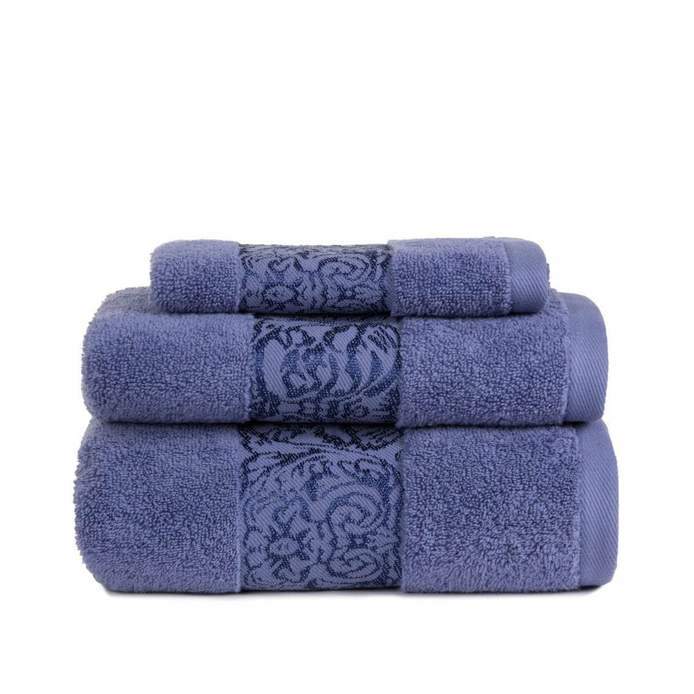 Полотенце 70х140 Arya home Jewel темно-голубое