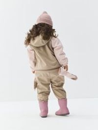 Комбинезон Softshell Колор-блок "Зефир" с варежками 0+