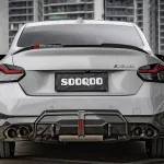 Карбоновый спойлер на багажник для BMW M2 Coupe G87 2023+ / 2 серии G42 2021-2024 БМВ Аэрокит