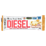 PERFECT Sports, Diesel, новозеландский протеиновый батончик, белый шоколад с соленой карамелью, 12 батончиков по 50 г