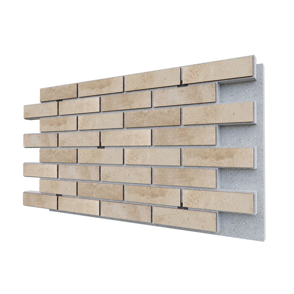 Негорючая термопанель ППС PRO Paradyz Scandiano Beige Elewacja 0,60 м², 1020x600 мм