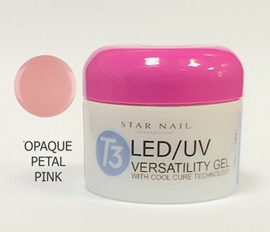 Гель T3-LED с кератином камуфлирующий Opaque Petal Pink 28 г
