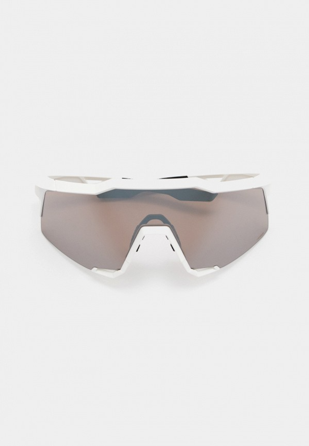 Спортивные очки с диоптриями 100% Speedcraft / Matte White / HiPER Silver Mirror Lens