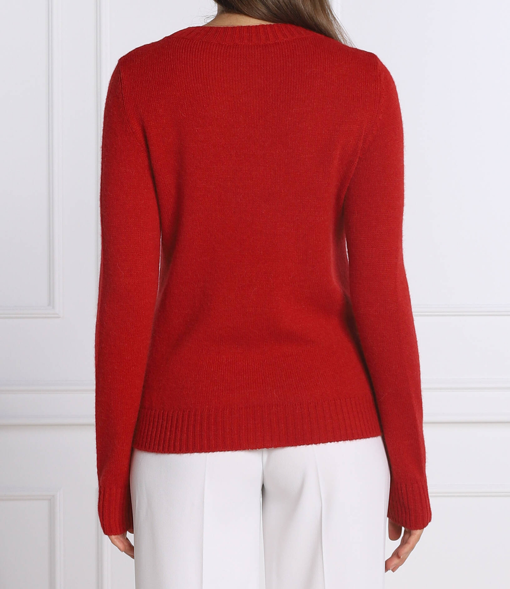 Хлопковый свитер gallo Weekend MaxMara - красный(536613296)