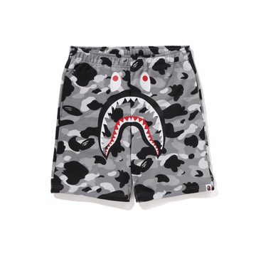 A Bathing Ape Bathing Ape 1st Camo Shark Track Шорты серый