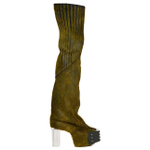 RICK OWENS/RO Over the knee Boots 12cm Men"s Acid Blend