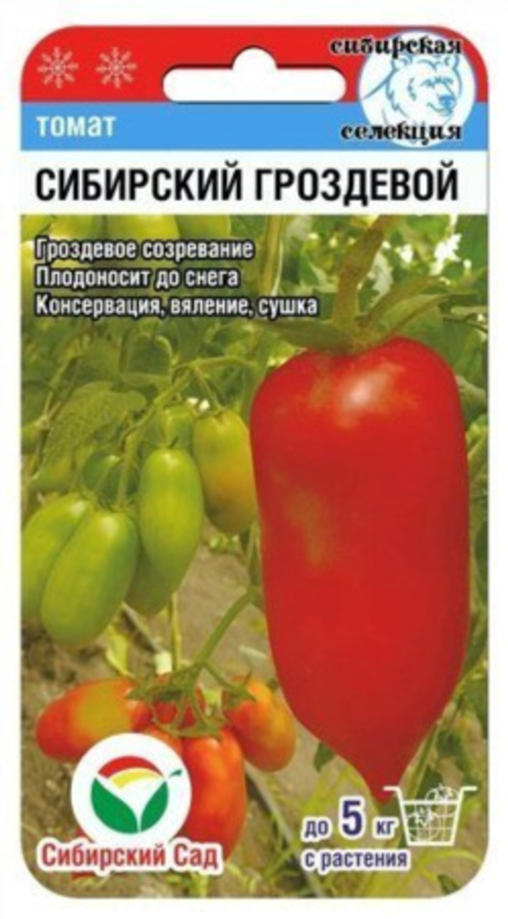 Томат Сибирский гроздевой 20шт.