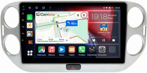 Магнитола для Volkswagen Tiguan 2011-2017 - Canbox 10-077 Qled, Android 10, Быстрая, SIM-слот