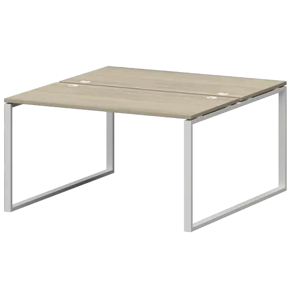 Бенч двойной на металлокаркасе СМС2-О-18К.149.Пр25  1800x1496x750 Смарт