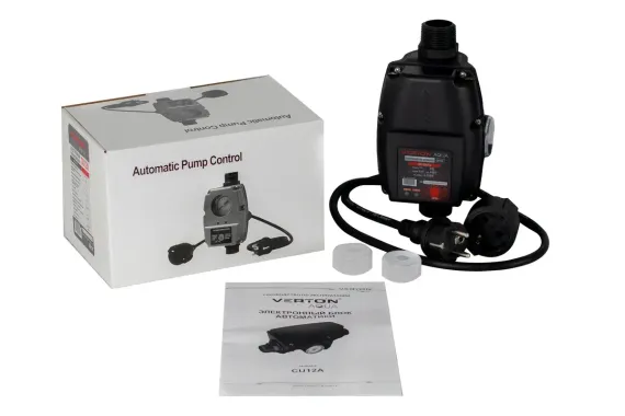 Реле давления+протока Verton AQUA CU12A 1,5-3,0 бар 1,3 кВт 1&quot; 37369