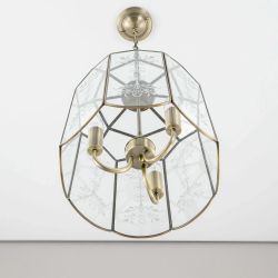 Citilux Витра-2 CL442230 Люстра подвесная витражная Бронза