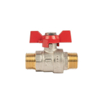 Кран шаровый НР 1/2" бабочка HLV