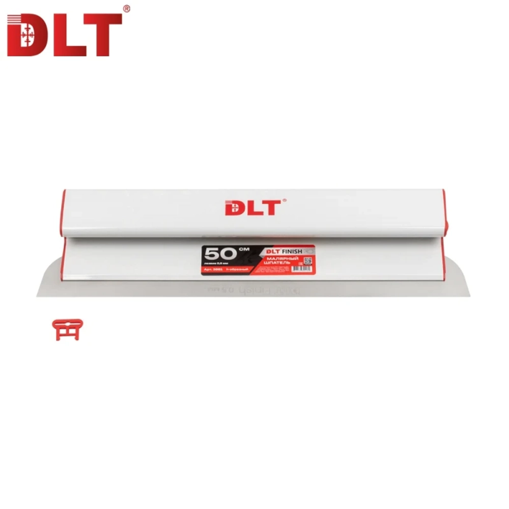 Шпатель малярный DLT Finish версия PRO, h-образный, 500мм (лезвие 0,5мм) 3881