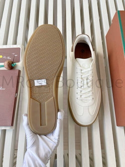 Белые кеды Loro Piana Tennis Walk премиум класса