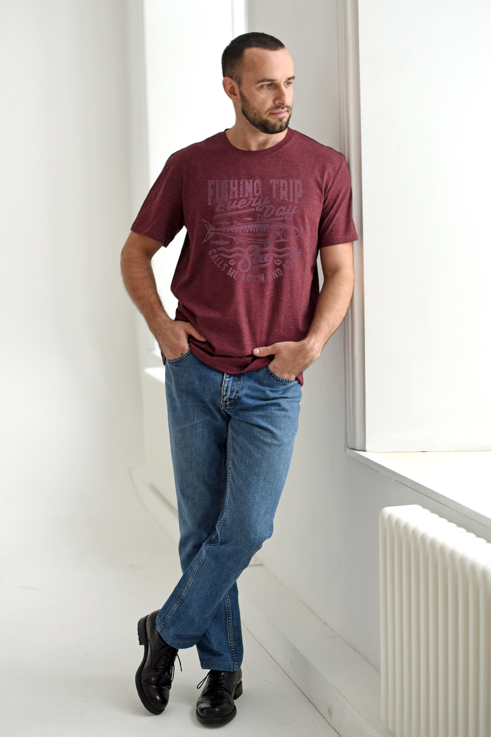 Футболка мужская "Улов" (Оптима)