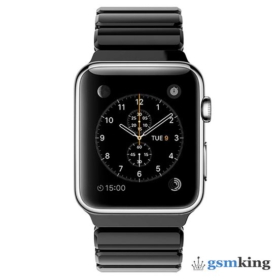 Ceramic Link Bracelet Black (Чёрный) for Apple Watch