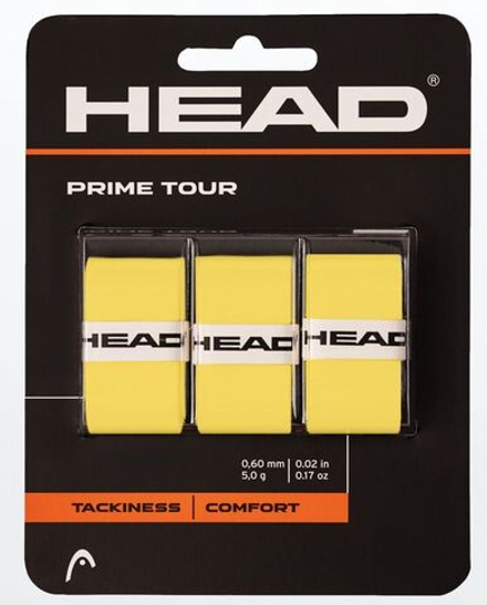 Намотки теннисные Head Prime Tour 3P - yellow