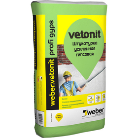 Штукатурка гипсовая Weber-Vetonit profi gyps суперэластичная 30 кг