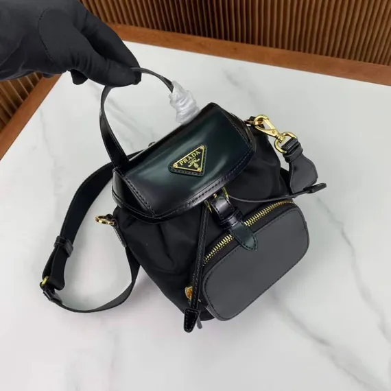 Рюкзак Prada Re-nylon черный