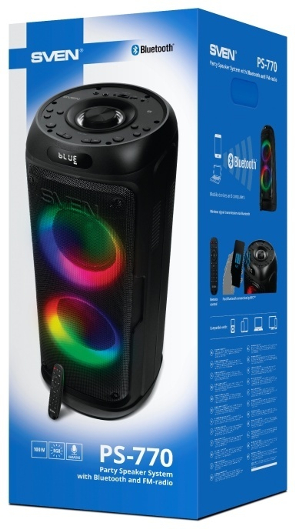 Портативная колонка SVEN PS-770 черный