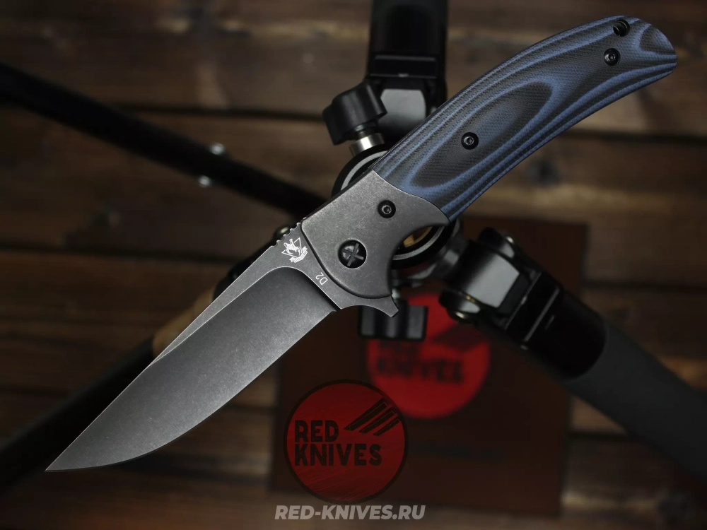 Нож Steelclaw "Резервист" сине-черные накладки