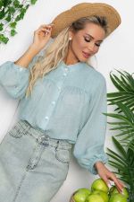 Блуза Ловец снов (мятная) Б13617-5М LT Collection