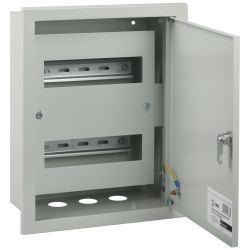 Корпус металлический встраиваемый ЭРА ЩРВ-18 (330х250х120) IP31 УХЛЗ серый | Корпуса металлические модульные